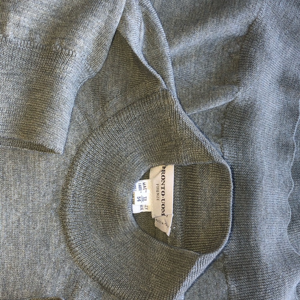 Vintage Pronto-Uomo Firenze Italian Wool Sweater - Picture 6 of 7